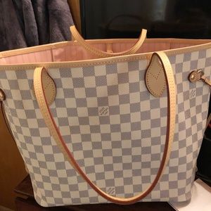 Louis Vuitton Damier Azur Mm nevrrfull.  read